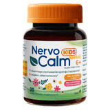 NervoCalm Kids Calm 6+, gelatine, gusto lampone, 30 pezzi