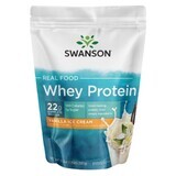 Swanson Real Food Whey Protein, gusto gelato alla vaniglia, 885 g