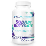 Allnutrition butirrato di sodio, butirrato di sodio, 100 capsule