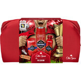 Old Spice Footballer: set di deodorante solido + spray deodorante e gel doccia Captain con note di sandalo e agrumi