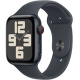 Apple Watch SE GPS + Cellulaire 44mm Boîtier Aluminium Midnight avec Bracelet Sport Midnight - M/L