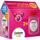 Centrum Kids Gummies framboos en aardbei, geschenkverpakking, gelei 2 x 60