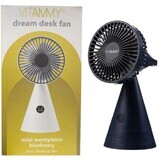 Ventilatore da tavolo Vitammy Dream, mini ventilatore da tavolo USB, nero