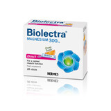 Biolectra Magnesium 300 mg al gusto di arancia, 20 bustine, Hermes Arzneimittel