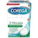 Corega Tabs 3 Minutes Daily cleanser comprimés de nettoyage pour prothèses dentaires 18 x 6 pcs