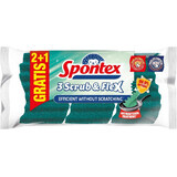 Spontex Scrub & Flex, extra flexibler Spülschwamm 3 Stück