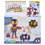 Spidey e i suoi fantastici amici, 10 cm, +3 anni, figura d'azione di Miles Morales e accessori, Hasbro