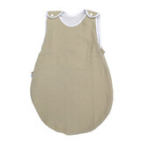 Sac de couchage en coton Beige, 1 - 2 ans, Baltic Bebe