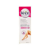 Crema depilatoria per pelli normali, 100 ml, Veet Silky Fresh