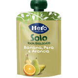 Bio Banane, Birne und Orange Snack, 100 gr, 29346, Hero Solo