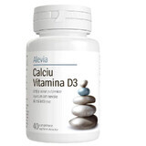 Calcio Vitamina D3, 40 compresse, Alevia