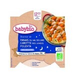 Purea Bio Menu di pastinaca, carote e ceci, +12 mesi, 230g, BabyBio