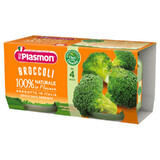 Broccoli puree, 2x 80 g, Plasmon