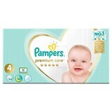 Couches Premium Care No. 4, 9-14 Kg, 104 pièces, Pampers