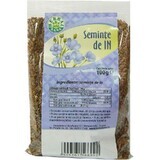 Seminte de in, 100 gr, Herbal Sana