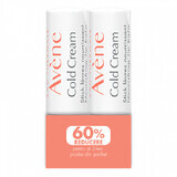 Bustina Stick per labbra secche o screpolate Cold Cream, 4 g + 4 g, Avene