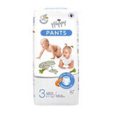 Diaper Pants No. 3, 6-11 kg, 48 pieces, Happy