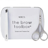 Scissors and tweezers set for eyebrow care The Brow Toolbox, West Barn