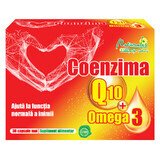 Coenzima Q10 + Omega 3, 30 capsule, Naturalis 