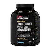 Gnc Amp Gold Series 100% Whey Protein Advanced, proteine ​​del siero di latte, con sapore di vaniglia, 2227,5 G