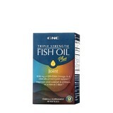 Gnc Triple Strength Fish Oil Plus Joint, Olio di pesce con supporto alle articolazioni, 60 Cps