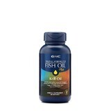 Gnc Triple Strength Fish Oil Plus Krill Oil, Fish Oil Plus Krill Oil, 60 Cps