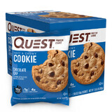 Quest Protein Cookie, biscotti proteici, al gusto di pezzi di cioccolato, 59g