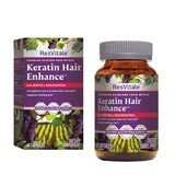 Resvitale Keratin Hair Enhance, Keratin With Biotin And Resveratrol, 60 Cps