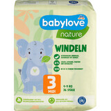 Babylove nature Eco Windeln Nr. 3, 36 Stück