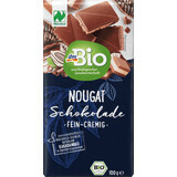 DmBio Cioccolato con crema di torrone, 100 g