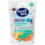 Dontodent Filo interdentale non cerato - bastoncini per bambini, 32 pz