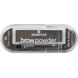 Essence Cosmetics Brow Powder set 02 dark & deep, 2,3 g