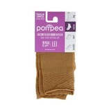 Pompea Calzino Lady da donna calzini corti universali nude Polvere Dorata, 2 pz