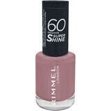 Rimmel London Vernis à ongles 60 Seconds Super Shine 230 Mauve to the music, 8 ml