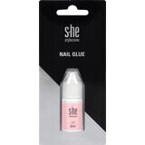 S-he color&style Colla per unghie artificiali, 3 ml