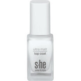 S-he color&style Top coat ultra opaco 313/001, 10 ml