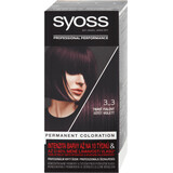 Syoss Color Tintura permanente per capelli 3-3 Viola Scuro, 1 pz
