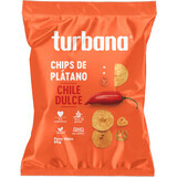 Turbana Chips di piantaggine con peperoncino dolce, 85 g