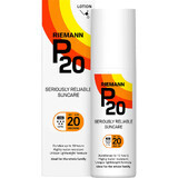Lozione viso e corpo con protezione solare SPF 20, RIEMANN P20, 100 ml