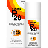 Lozione viso e corpo con protezione solare SPF 20, RIEMANN P20, 200 ml