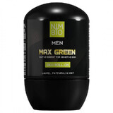 Deodorante roll-on naturale per uomo Max Green, 50 ml, Nimbio