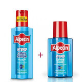 Pacchetto Alpecin Hybrid Shampoo per cuoio capelluto sensibile e pruriginoso 250ml + Alpecin Liquid Caffeine Energizing Hair Lotion 200ml, Dr. Kurt Wolff