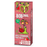 Rotolo naturale di mele e fragole, 30 g, Bob Snail