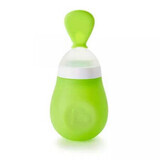 Cucchiaio con serbatoio per neonati Squeeze, 4 mesi+, Verde, Munchkin