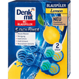 Denkmit Deodorante per WC al limone, 2 pz