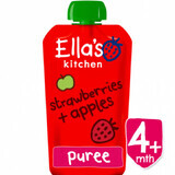 Purea di fragole e mele, 120 gr, Ella's Kitchen