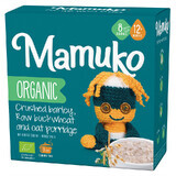 Porridge di avena, grano saraceno e orzo Bio senza zucchero per bambini, +12 mesi, 200 g, Mamuko
