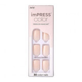 Unghie finte Impress, Point Pink Short Squoval, Kiss