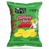 Chips di banana al gusto di peperoncino dolce, 75 g, SaMai