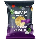 Snack proteico biologico con sale dell'Himalaya Hemp Crunch, 100 g, Veggy Crush
